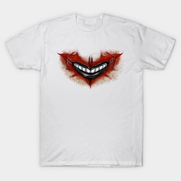 EVIL SMILE T-Shirt by gardenheart